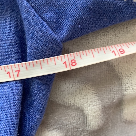 Marie Oliver Blue & White Off the Shoulder Darcy Dress - Picture 10 of 12